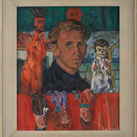 1955 Zelfportret Reinjan Mulder Poppekast 4WXIxWMZVanPFvH9
