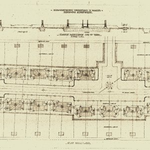 Plattegrond straat 1921